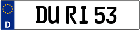 Truck License Plate
